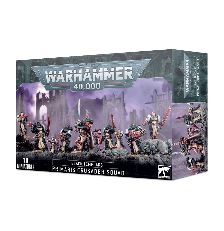 Warhammer 40,000 Black Templar Primaris Crusader Squad