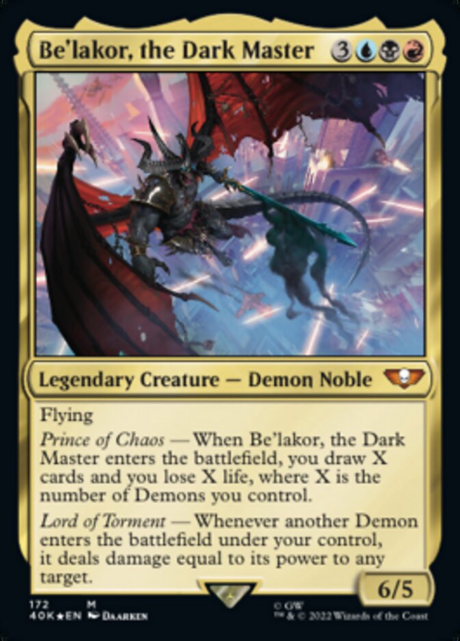 Be'lakor, the Dark Master [Warhammer 40,000]