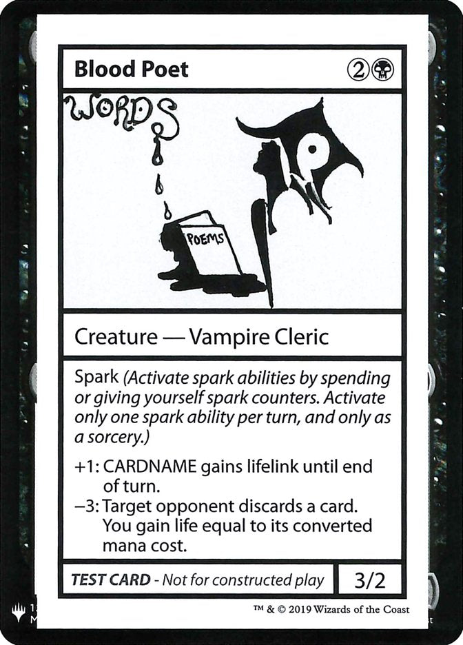 Blood Poet [Mystery Booster Playtest Cards]