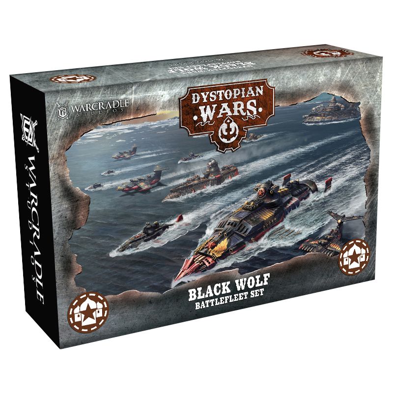 Dystopian Wars Black Wolf Battle Fleet Set