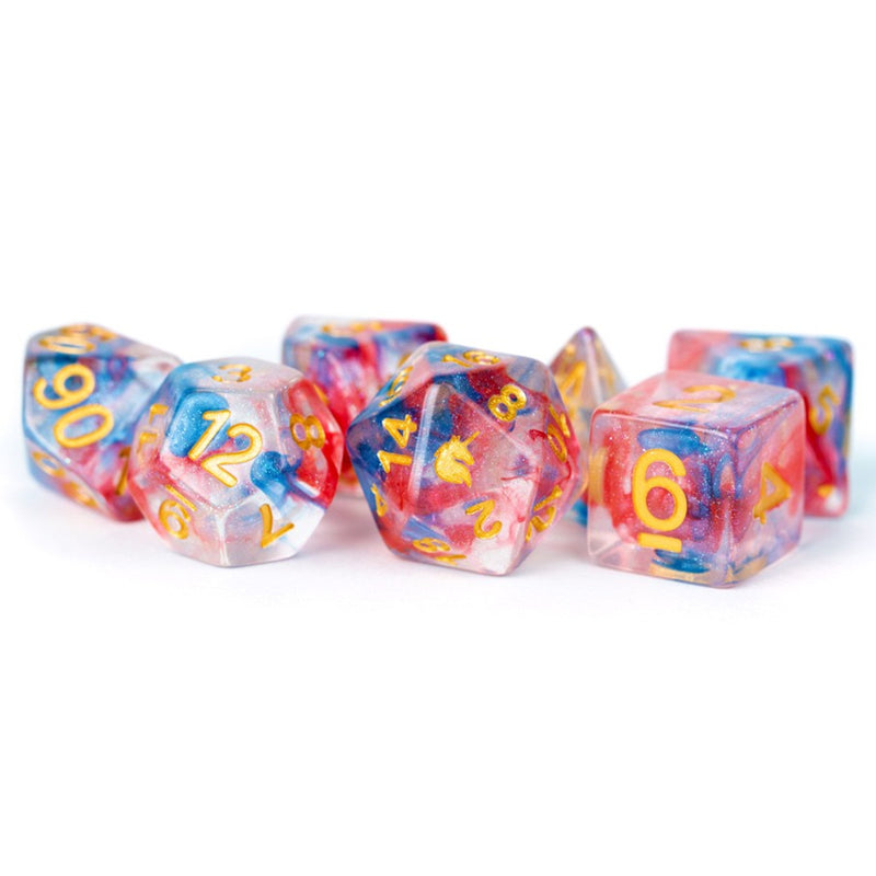 Metallic Dice Games: Poly Unicorn Cosmic Carnival