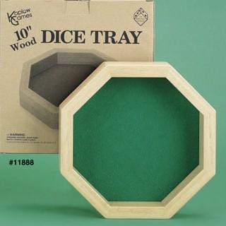 10" Wooden Dice Tray