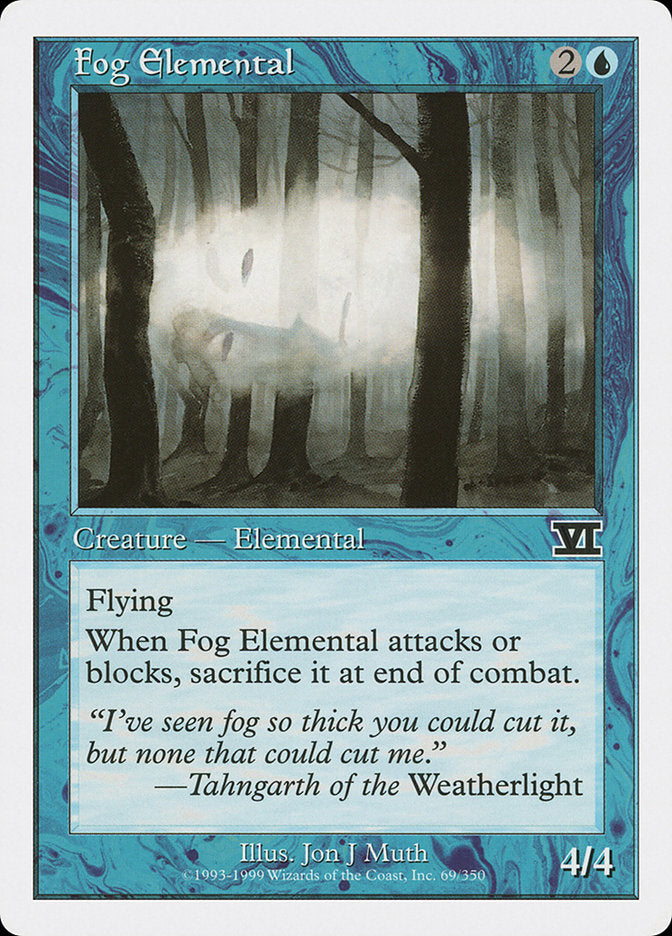 Fog Elemental [Classic Sixth Edition]