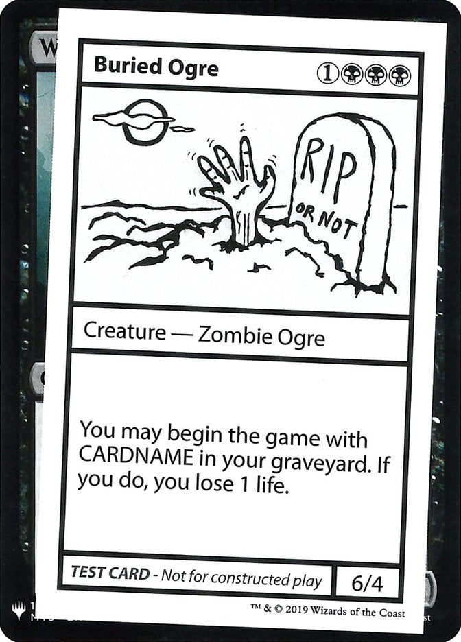 Buried Ogre [Mystery Booster Playtest Cards]