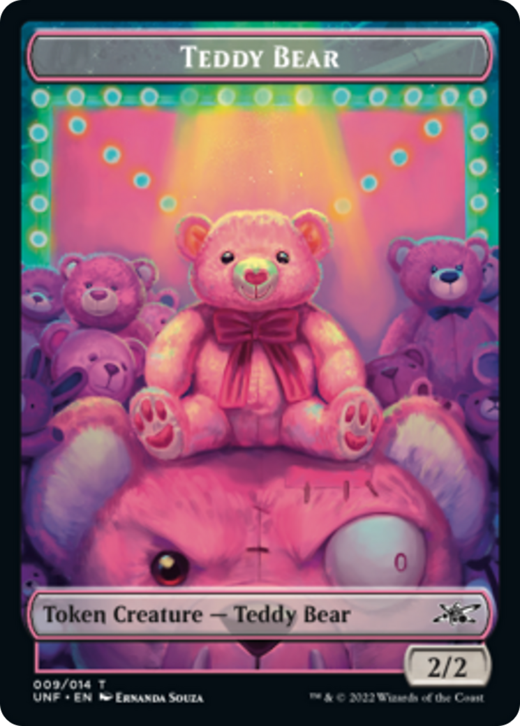 Teddy Bear // Food (010) Double-Sided Token [Unfinity Tokens]