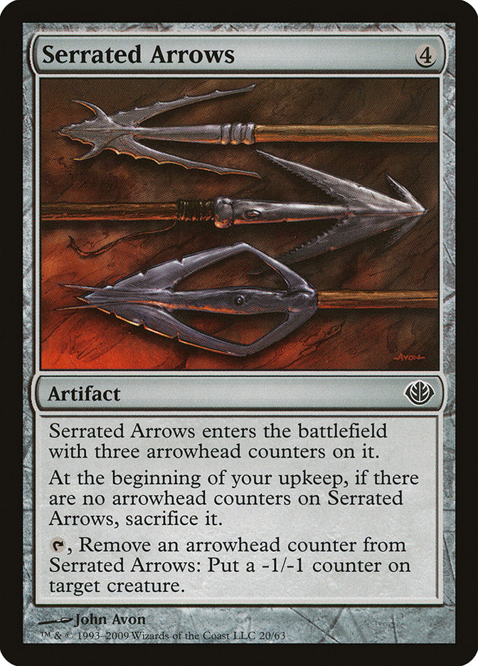 Serrated Arrows [Duel Decks: Garruk vs. Liliana]