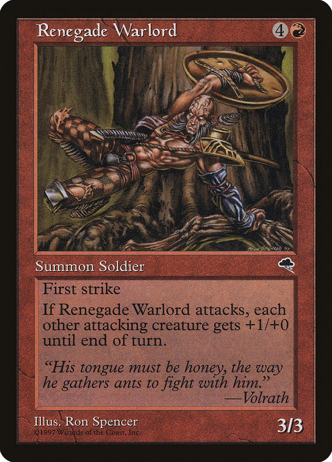 Renegade Warlord [Tempest]
