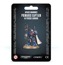 Warhammer 40,000 Space Marine Primaris Captain in Phobos Armour