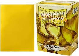 Dragon Shield Yellow Sleeves