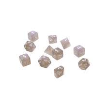 Ultra Pro Eclipse 11 Dice Smokey Grey Polyhedral Set 16mm