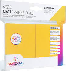 Gamegenic Matte Sleeves Standard Yellow