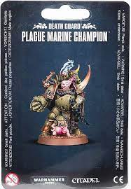 Warhammer 40,000 Death Guard Plague Marine Champion