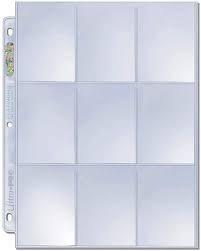 Ultra Pro 18 Pocket Page Protectors Silver