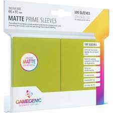 Gamegenic Matte Sleeves Standard Lime