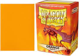 Dragon Shield Orange Matte Sleeves