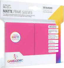 Gamegenic Matte Prime Sleeves Standard Pink
