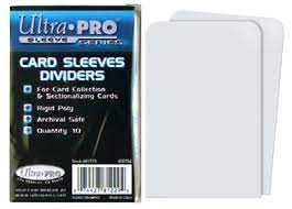 Ultra Pro Card Sleeves Dividers