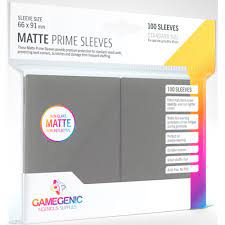 Gamegenic Matte Sleeves Standard Dark Grey