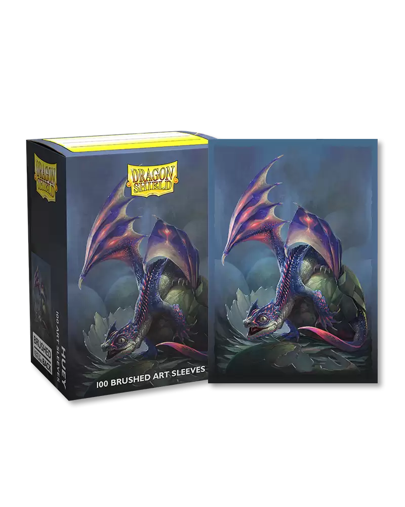 Dragon Shield Brushed Art Sleeves: Huey (100)