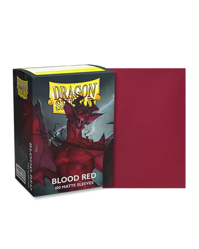 Dragon Shield Sleeves: Blood Red Matte
