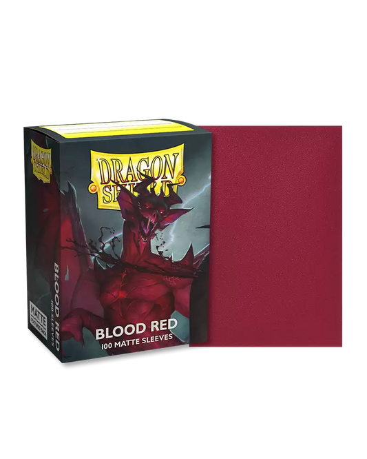 Dragon Shield Sleeves: Blood Red Matte