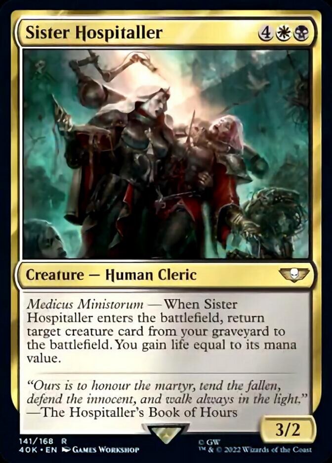 Sister Hospitaller [Warhammer 40,000]