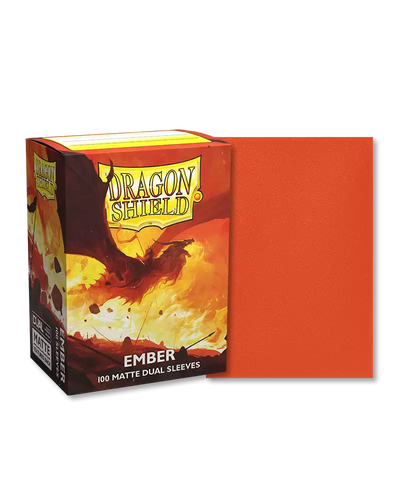 Dragon Shield Sleeves: Dual Matte Ember