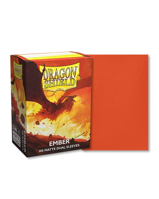 Dragon Shield Sleeves: Dual Matte Ember