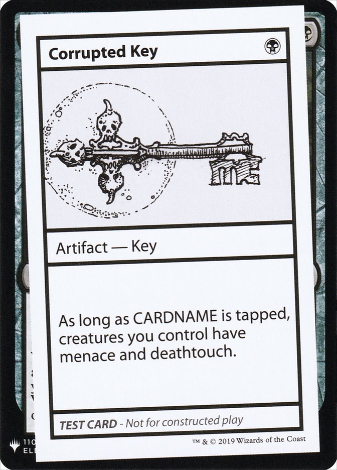 Corrupted Key [Mystery Booster Playtest Cards]