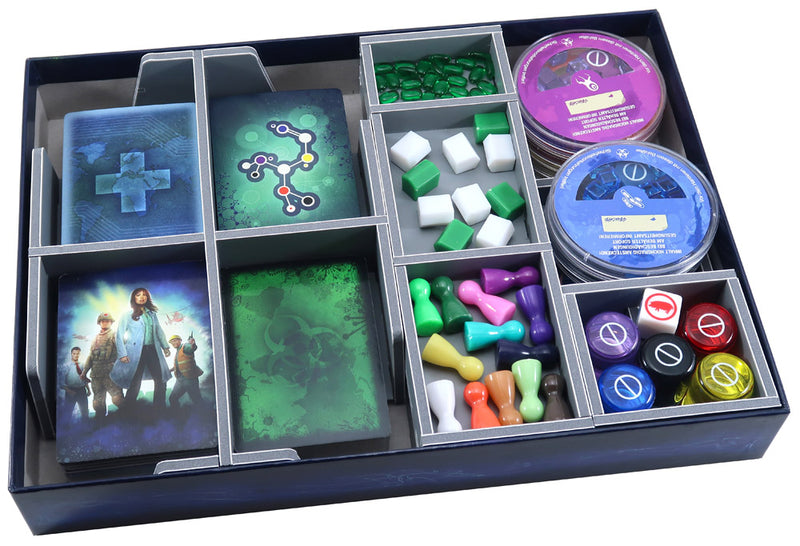 Folded Spaces Board Game Organizer Pandemic