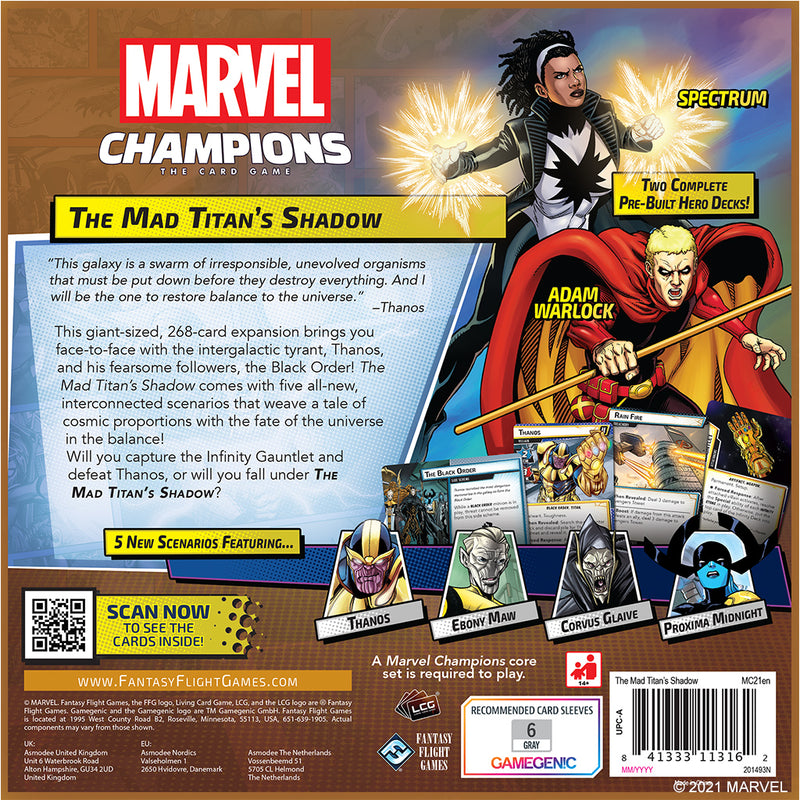 Marvel Champ Mad Titans Shadow