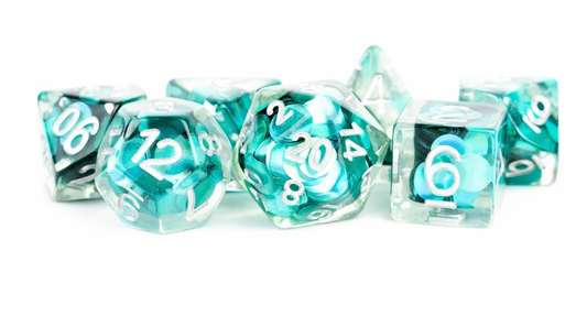 MET 16mm Polyhedral Dice Set Mermaid Scales
