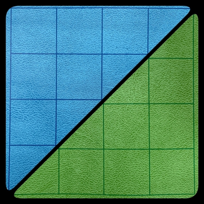 Chessex: Battlemat Reversible Blue-Green Squares