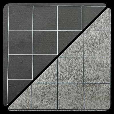 Chessex: Battlemat Reversible Black-Gray 1" Squares