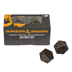 Ultra Pro: Heavy Metal D20 Dice Set: REALMSPACE