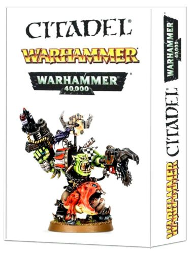 Warhammer 40,000 Orks Warboss with attack squig