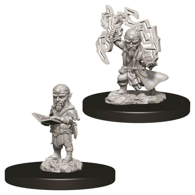 Pathfinder WizKids Deep Cuts: Unpainted Miniatures: W9 Male Gnome Sorcerer