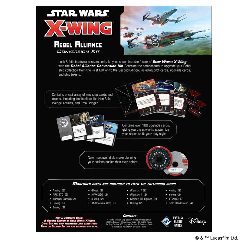 Star Wars X-Wing: 2nd Ed Rebel Alliance Conversion Kit