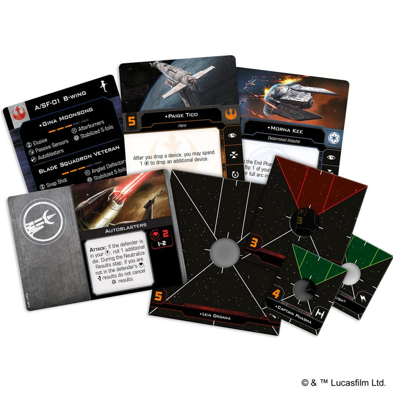 Star Wars X-Wing Hot Shots and Aces Reinforcement Pack