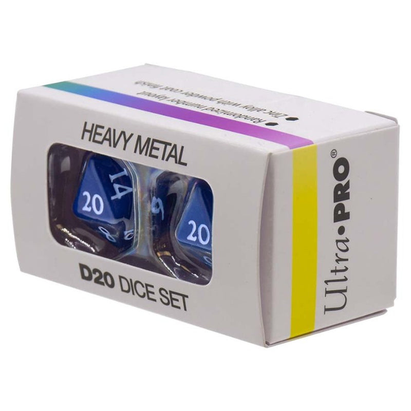 Ultra Pro: Vivid Heavy Metal Dice: Blue (2)