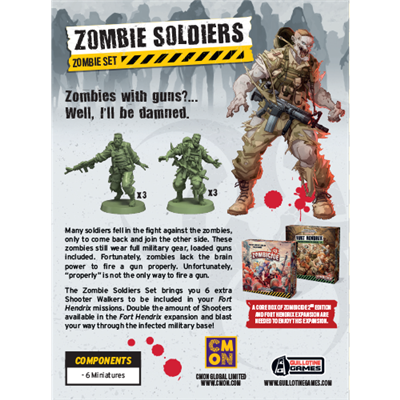 Zombicide Zombie Soldiers Set